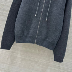 Double-Faced Wool Hooded Jacket