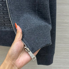 Double-Faced Wool Hooded Jacket
