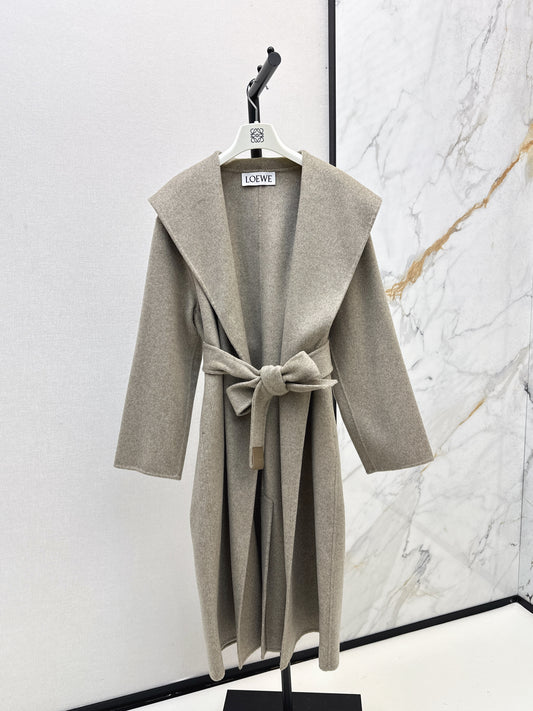 Double-breasted lapel short coat
