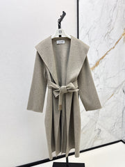 Double-breasted lapel short coat