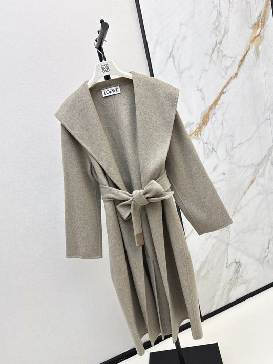 Double-breasted lapel short coat