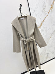 Double-breasted lapel short coat