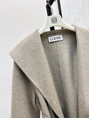 Double-breasted lapel short coat