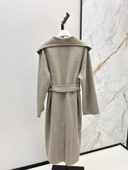 Double-breasted lapel short coat