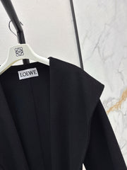 Double-breasted lapel short coat