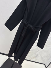 Double-breasted lapel short coat