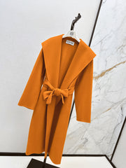 Double-breasted lapel short coat