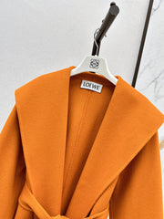 Double-breasted lapel short coat