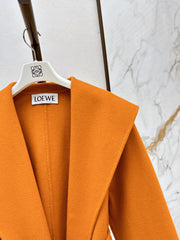 Double-breasted lapel short coat