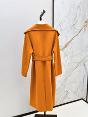 Double-breasted lapel short coat