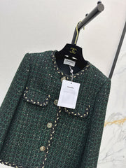 This jacket with trim