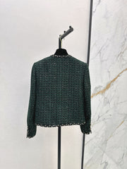 This jacket with trim