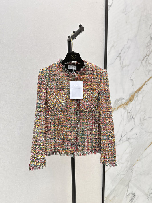 Raw-edge jacket