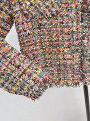 Raw-edge jacket