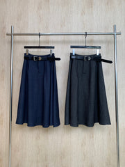 Denim Skirt [with Custom Belt]