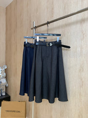 Denim Skirt [with Custom Belt]