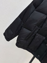 Hooded Drawstring Down Jacket