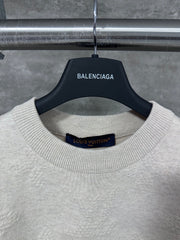 Embossed pattern sweater