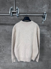 Embossed pattern sweater
