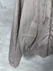 All-over embossed logo jacket