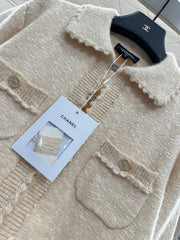 Embroidered Lace Knit Cardigan
