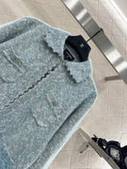 Embroidered Lace Knit Cardigan