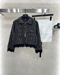 Embroidered Lace Knit Cardigan