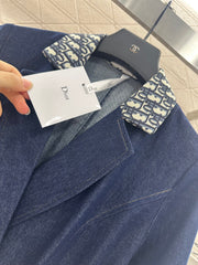 Belted Denim Trench Coat