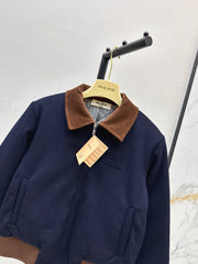 Wool turtleneck jacket