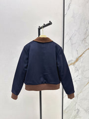 Wool turtleneck jacket