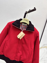 Wool turtleneck jacket