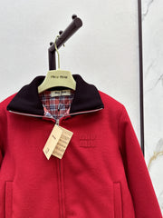 Wool turtleneck jacket