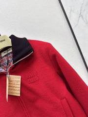Wool turtleneck jacket