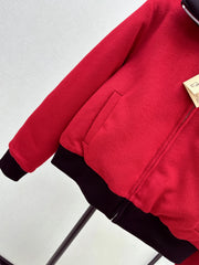 Wool turtleneck jacket