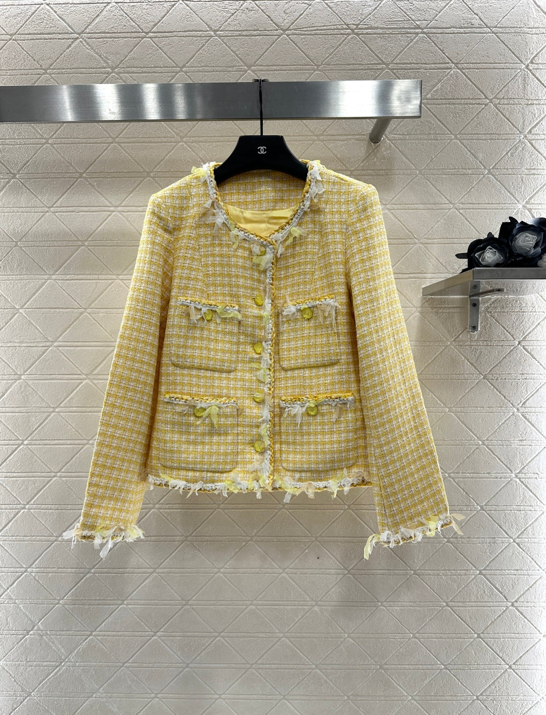 Quilted Camellia Dress Jacket