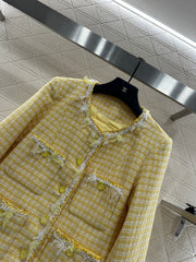 Quilted Camellia Dress Jacket