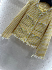 Quilted Camellia Dress Jacket