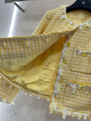 Quilted Camellia Dress Jacket