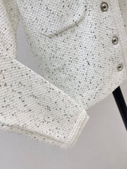 Exquisite sequined short cardigan