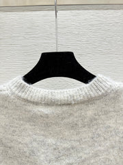 3D Ball Hollow Cardigan