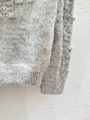 3D Ball Hollow Cardigan