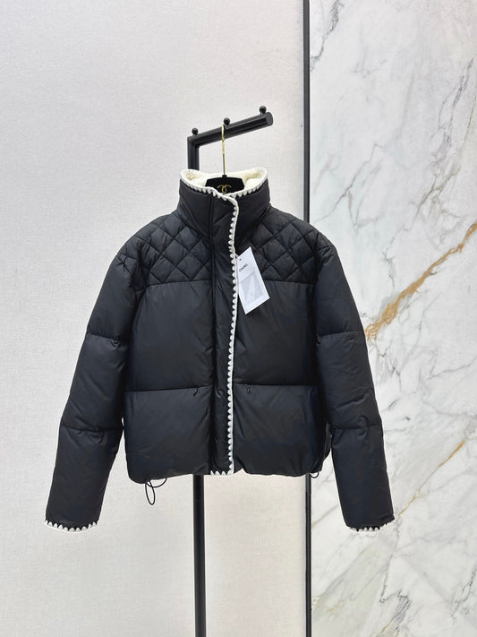 Stand-up collar down jacket