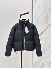 Stand-up collar down jacket