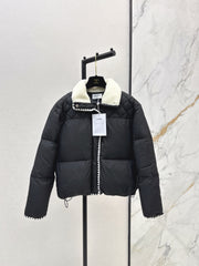 Stand-up collar down jacket