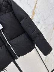 Stand-up collar down jacket
