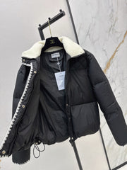Stand-up collar down jacket