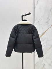 Stand-up collar down jacket