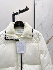 Stand-up collar down jacket