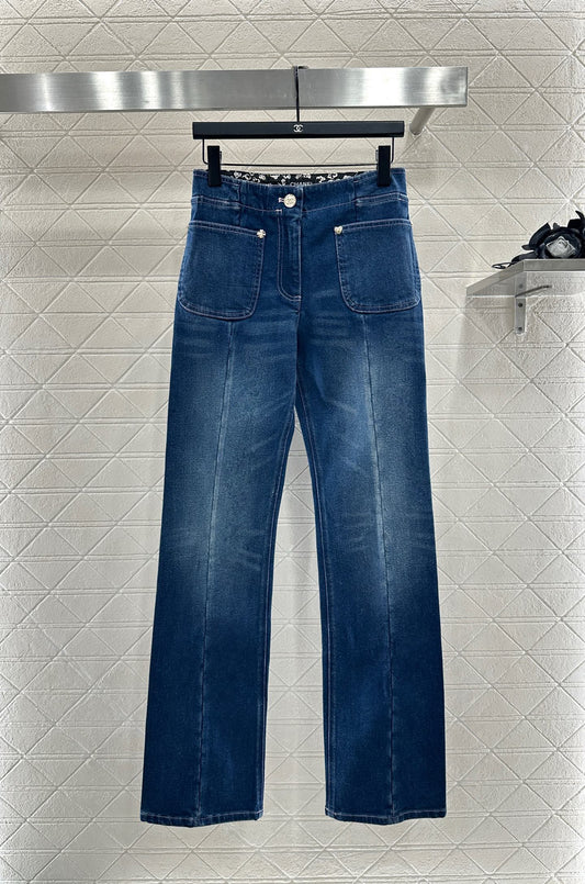 Distressed Stretch Jeans