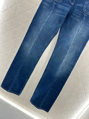 Distressed Stretch Jeans